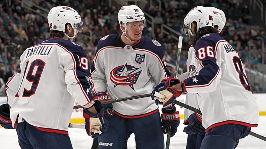 How the Blue Jackets forward lines might look to start the season