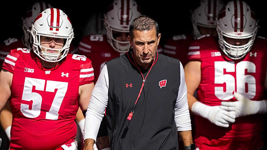 Luke Fickell says surprising Wisconsin Badgers football QB &#39;in the mix&#39; to start