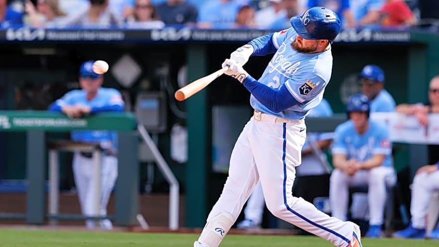 The Writing Might Be on the Wall for CF Kyle Isbel's Tenure with the Royals