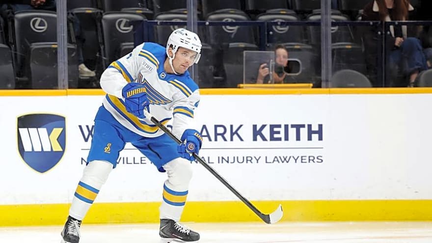 Blues defensive logjam could send Theo Lindstein to the AHL