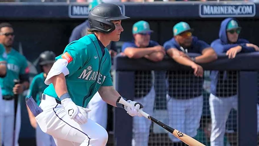 Colt Emerson's rise with the Mariners is being compared to Julio Rodriguez in 2022