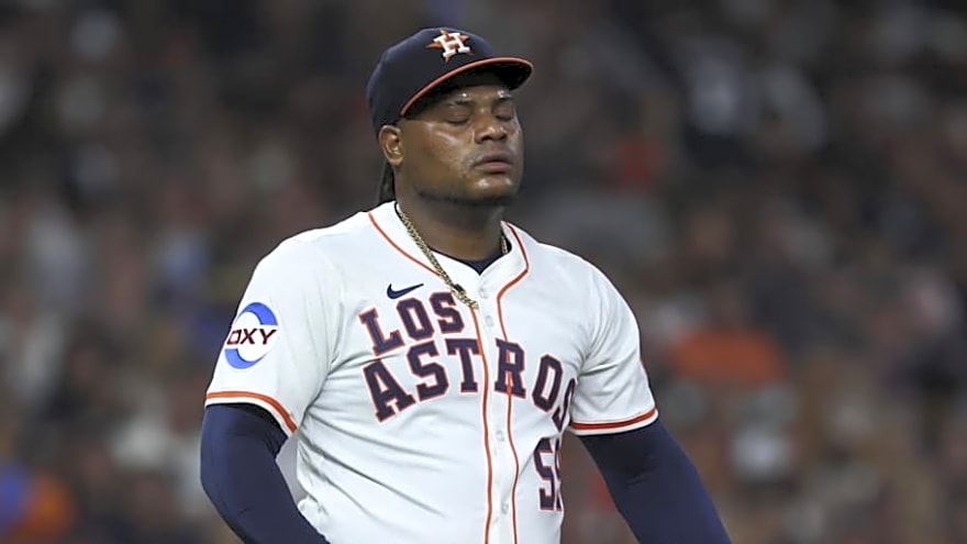 Astros Free Agent Framber Valdez Facing Reality Check in Slow Market