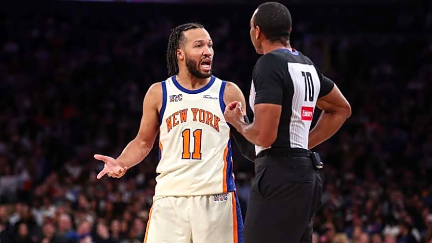 Knicks' Jalen Brunson Shuts Down Foul-Baiting Accusations