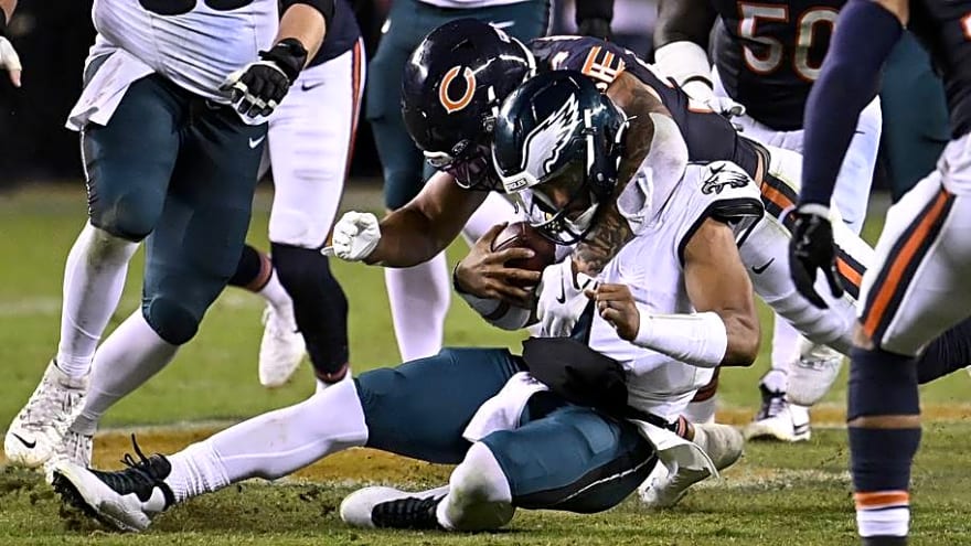 6 Winners, 15 Losers From Eagles Loss To Bears: Brutal Night for Jalen Hurts, Cam Jurgens