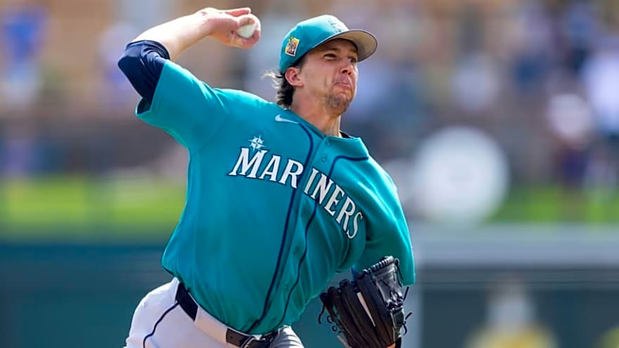 Mariners pitcher Logan Gilbert discusses how fatherhood has helped his focus