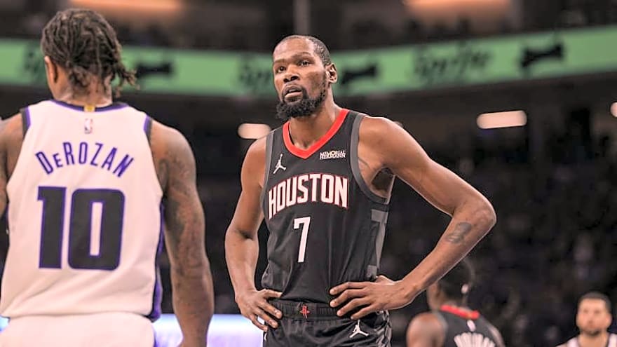 Danny Green Ranks Rockets' Kevin Durant as NBA's Second-Best Scorer of All-Time