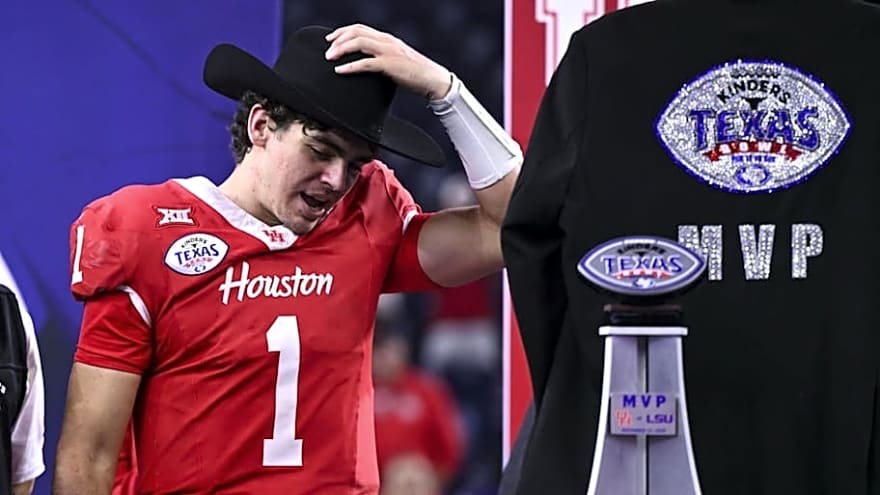 Conner Weigman Breaks Houston Bowl Game Record in Close Win vs LSU