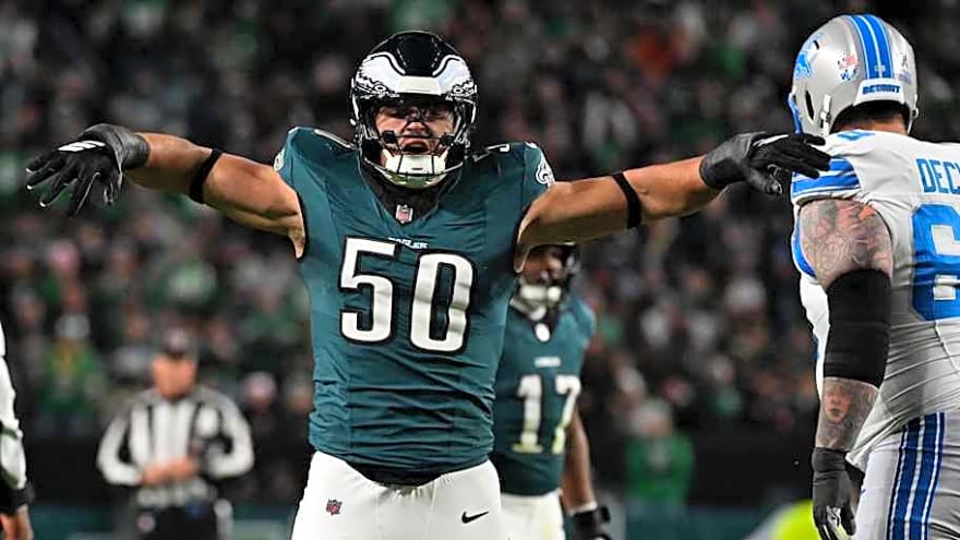 Eagles Defense Bottles Up Lions&#39; Explosive Offense To Take Halftime Lead, 13-6