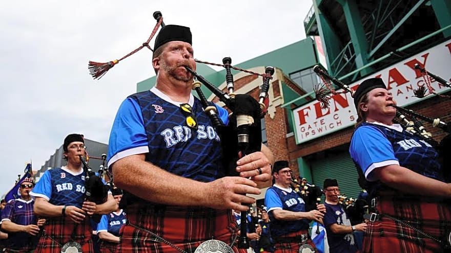 Fenway Park Comes Alive as Red Sox Welcome Scotland’s ‘Tartan Army’