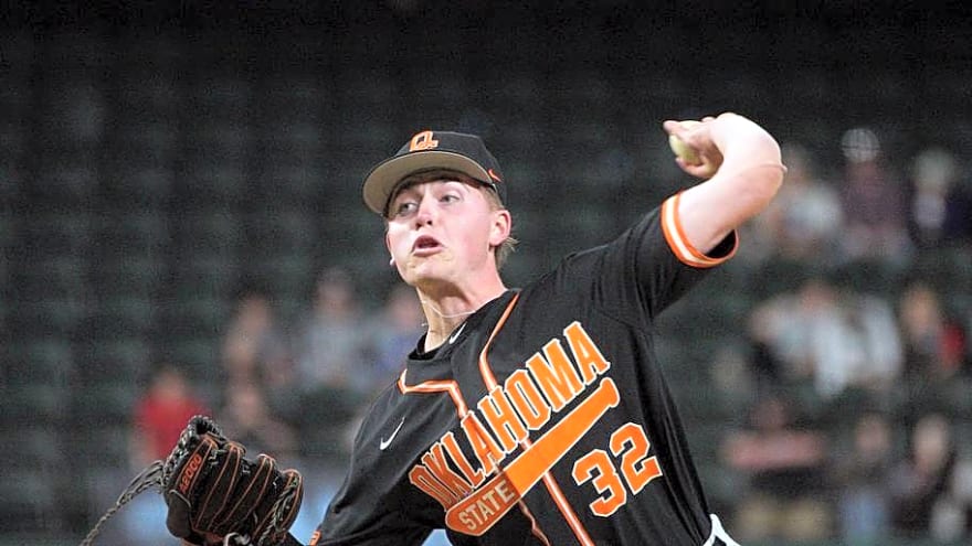 Drew Blake Sets Oklahoma State Pitching Record with Critical Strikeout