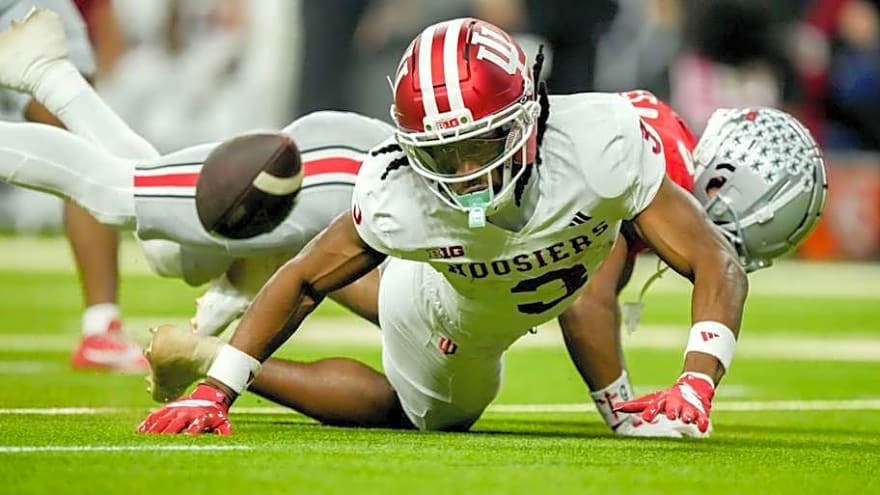 Indiana Football WR Omar Cooper Jr. Full-Go for Rose Bowl After 'Very Hard' Injury