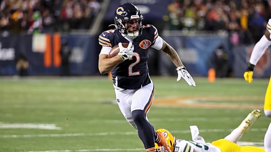 DJ Moore trolls Packers fans after miraculous win with hilarious hat choice