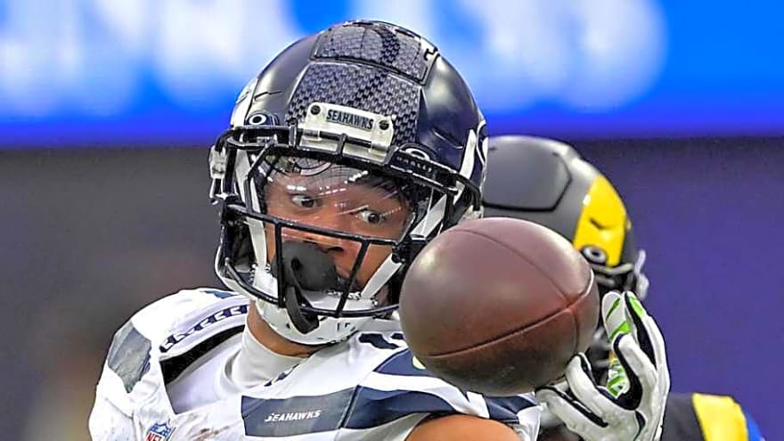 Sam Darnold and Jaxon Smith-Njigba strike again for beautiful TD as Seahawks lead Titans