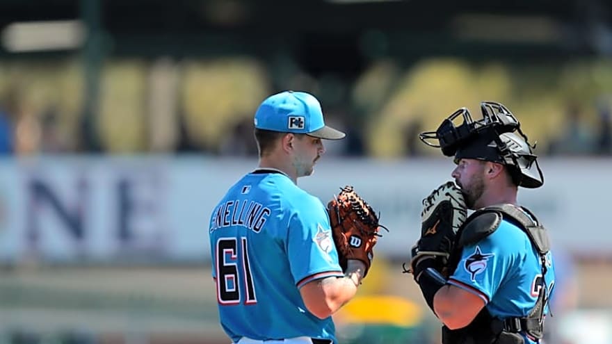 Marlins Prospect Robby Snelling Shows Competitive Fire in Spring Training Debut
