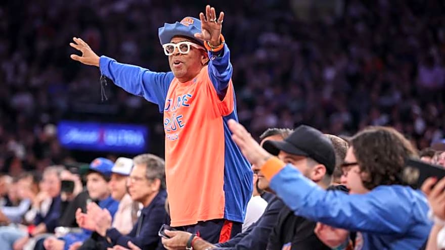 Spike Lee Gifts Pope Leo Knicks Jersey
