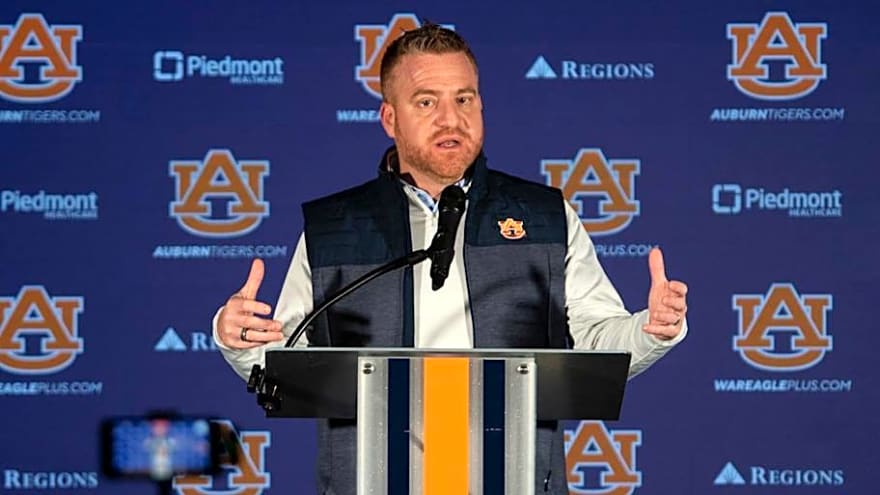 Alex Golesh Felt Prayers Were Answered on Auburn Offensive Line