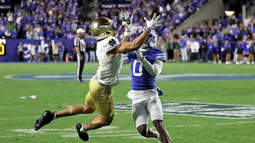 Social Media Reacts to Notre Dame vs BYU Finish: Was That Pass Interference?