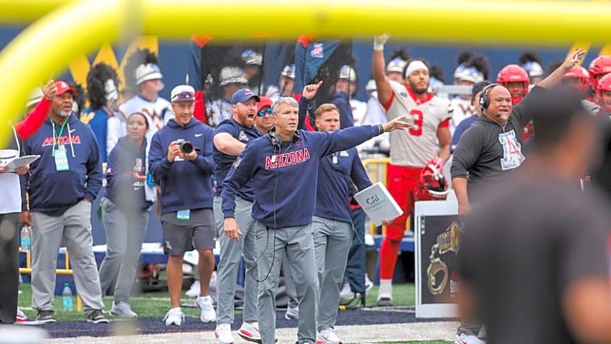 Brent Brennan gushes over Arizona receiver Isaiah Mizell's breakout performance vs. West Virginia
