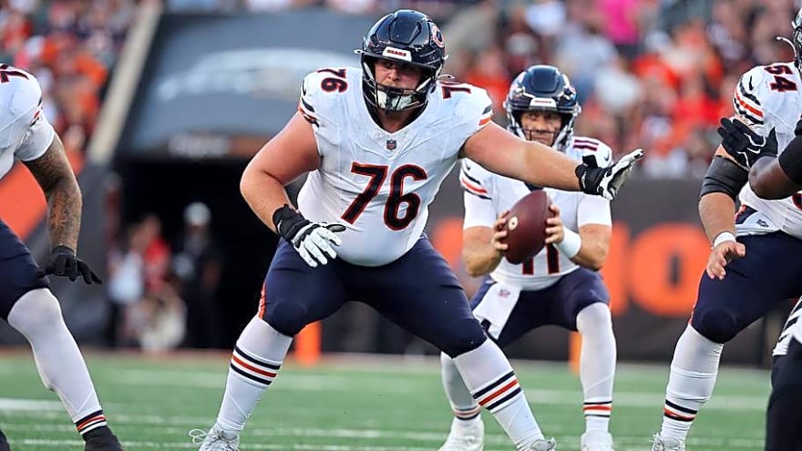 Highly-Paid Bears Rookie Included in First Wave of 53-Man Roster Cuts