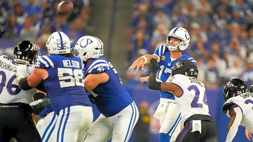 Colts Risers and Fallers in Living Nightmare vs. Ravens