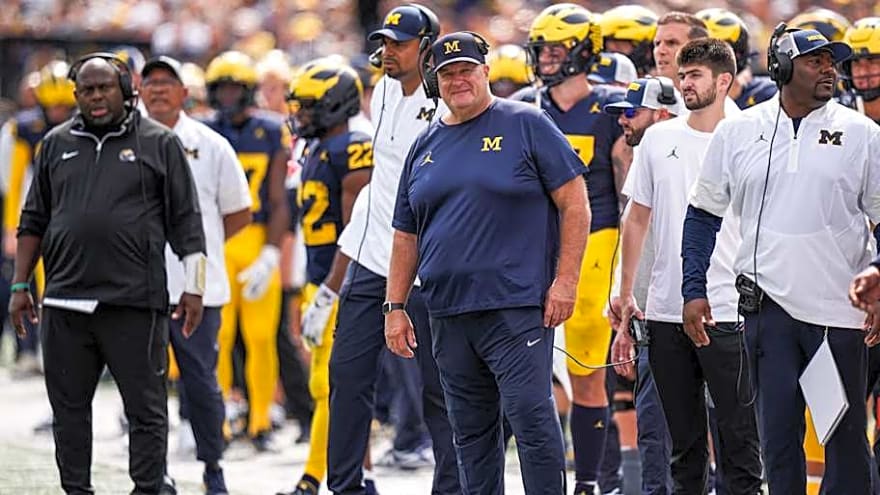 Biff Poggi says Michigan is 'actually having fun playing football again' under his leadership