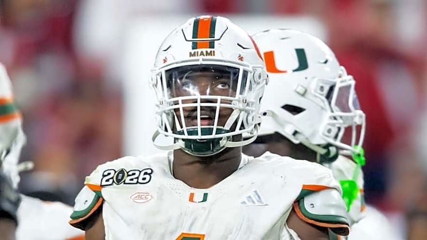 List of Every Miami Hurricane Player Picked in 2026 NFL Draft and Where They're Headed
