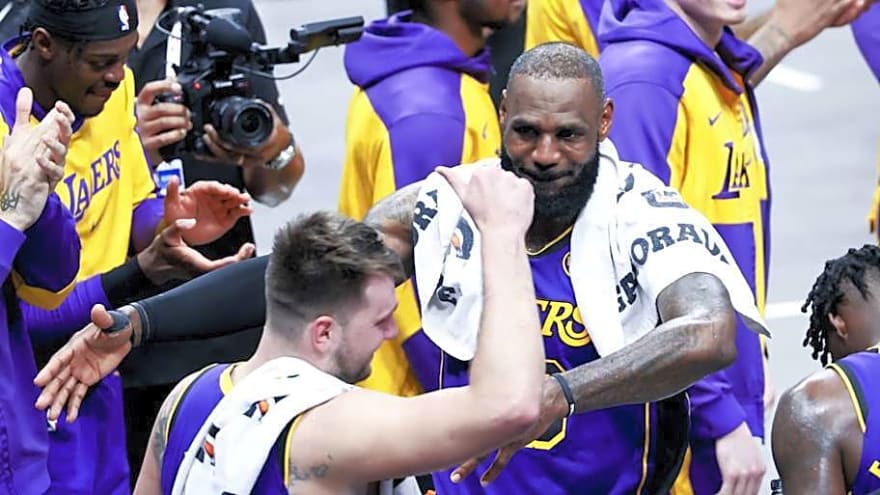 Lakers’ LeBron James Heaps Praise on Luka Doncic