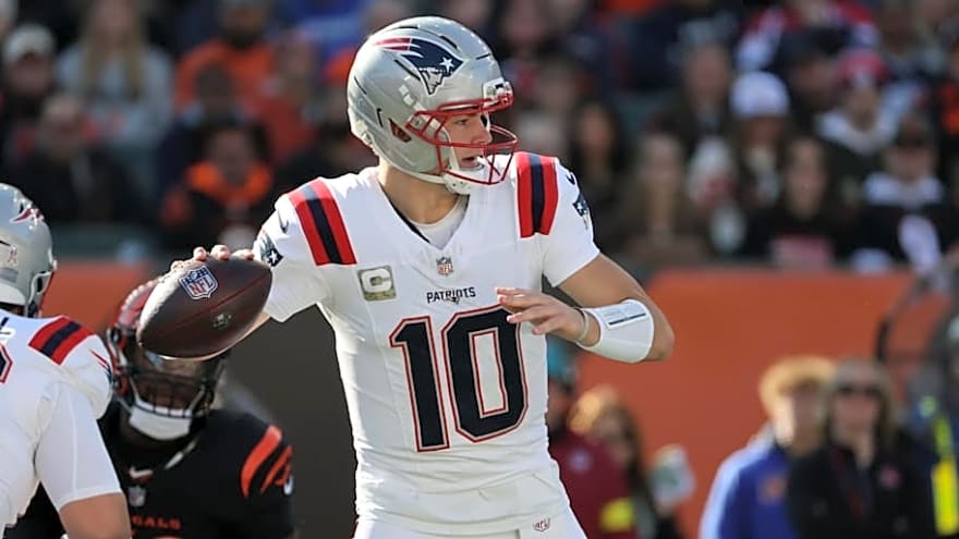 Drake Maye Among Five Patriots to Watch vs. Ravens