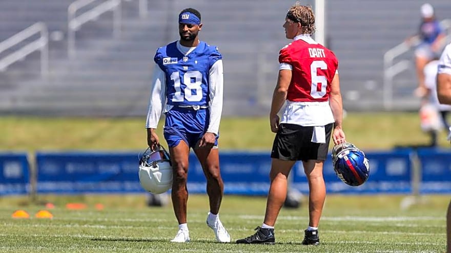 Giants' Jaxson Dart Delivers TD After Players Push Harbaugh to Finish Drive 