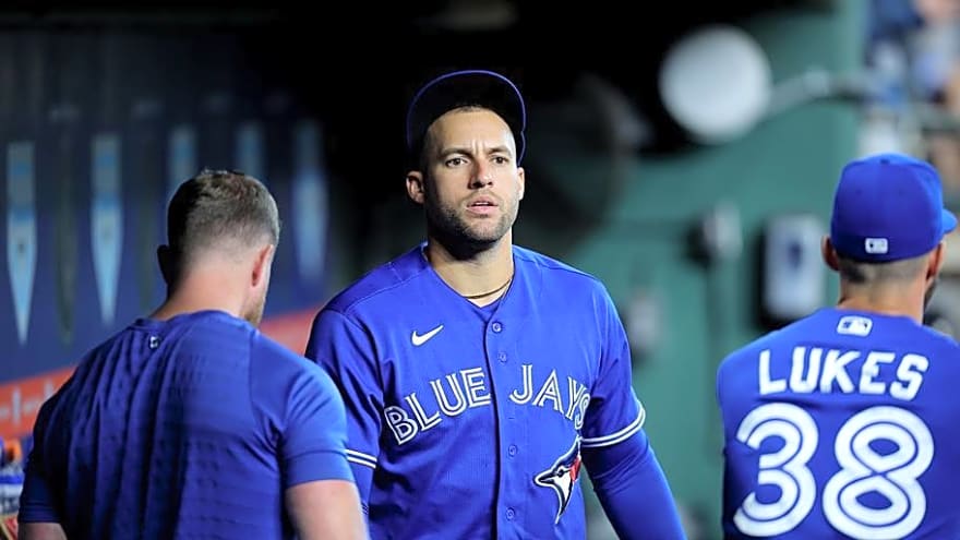 George Springer Scratched From Blue Jays Lineup with Shoulder Tightness