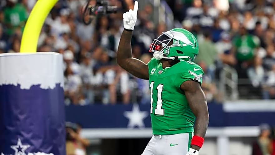 Patriots, Rams Making 'Strong Pushes' for Eagles' AJ Brown