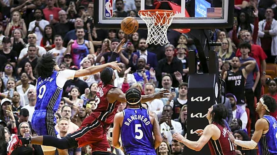 Orlando Magic forward making a leap on both ends of the floor