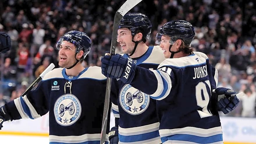 The Blue Jackets stuck to their game for 63 minutes against the Rangers