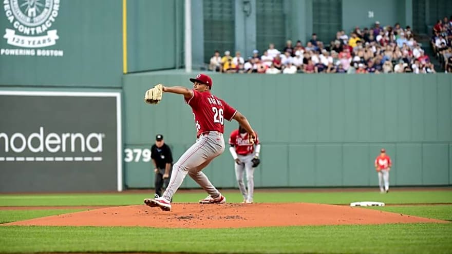 Cincinnati Reds Rookie Chase Burns Gets Rocked to Historic Degree at Fenway Park