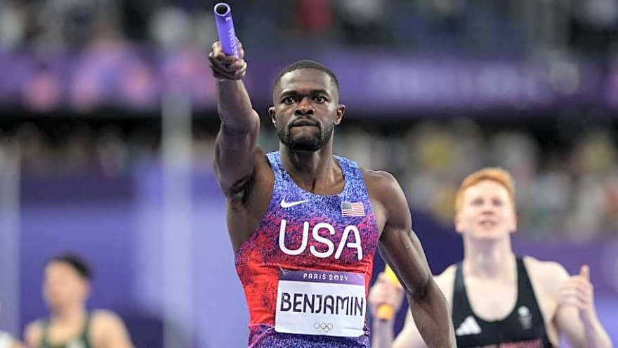 Olympic Gold Medalist Rai Benjamin Returns To Competition, Preps For 2028 Olympics