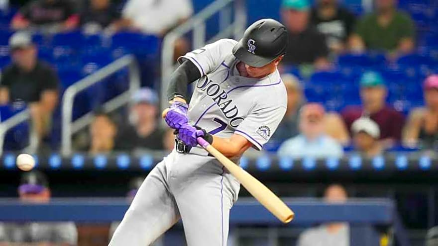Rockies Rookie Slams First Career Home Run off Marlins Rising Star
