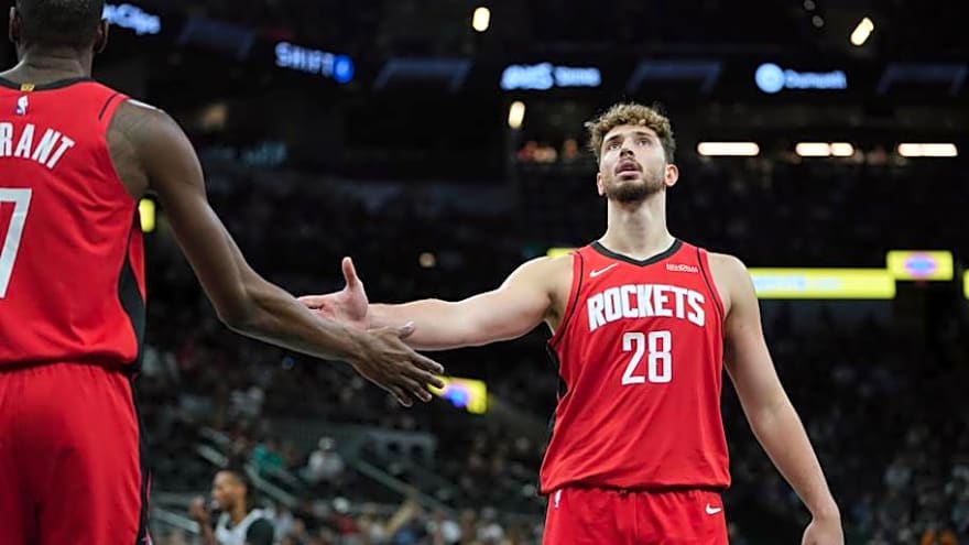 Rockets&#39; Alperen Sengun Attributes Stellar Play to Spacing Caused by Kevin Durant