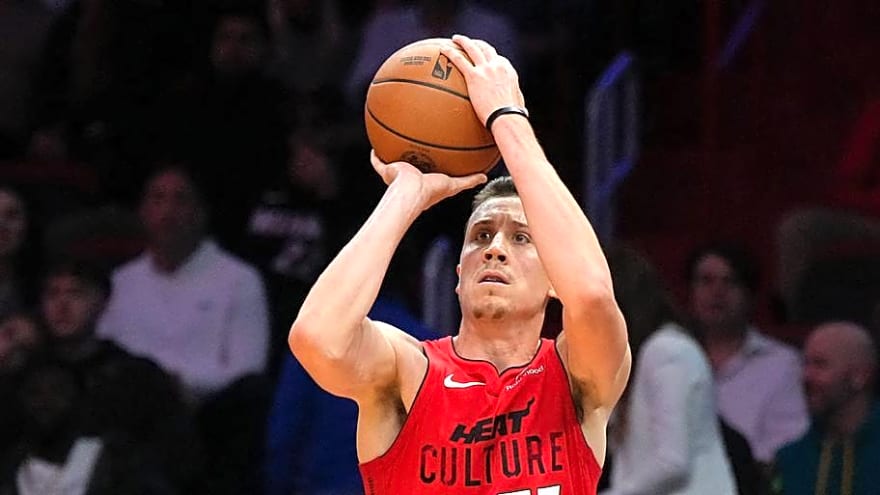 Klay Thompson Eyeing the Heat's Three-Point Record