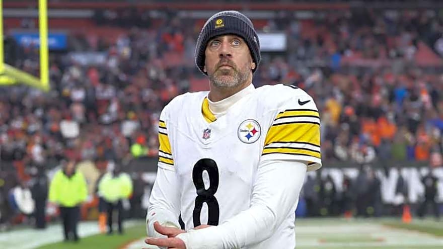 Steelers QB Aaron Rodgers Gone With Playoff Loss?