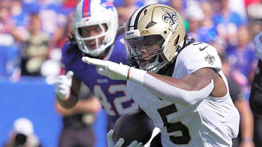Jinxed? Saints RB Miller Just Puts His Head Down and Grinds On