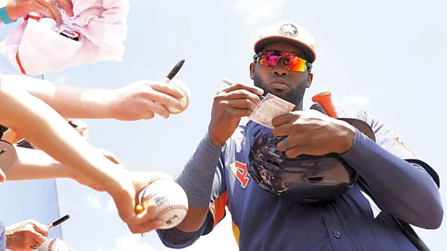 Yordan Alvarez’s Astros 2026 Spring Training Debut Game is Officially Set