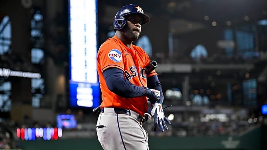 Astros, Rangers Set for High-Stakes Showdown With Division Lead at Stake