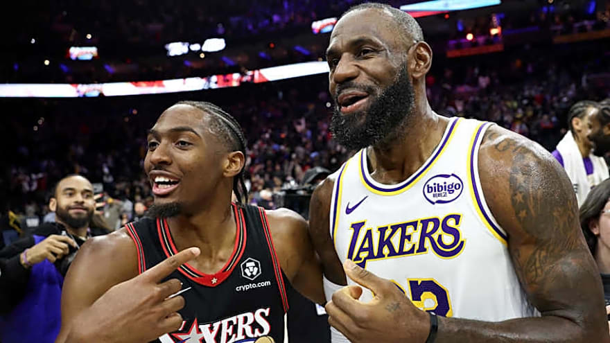 LeBron James Calls Tyrese Maxey One of the NBA's Best Point Guards