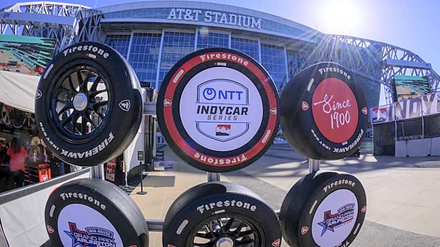 Jerry Jones, Cowboys Stars Enjoy IndyCar Grand Prix Outside AT&T Stadium