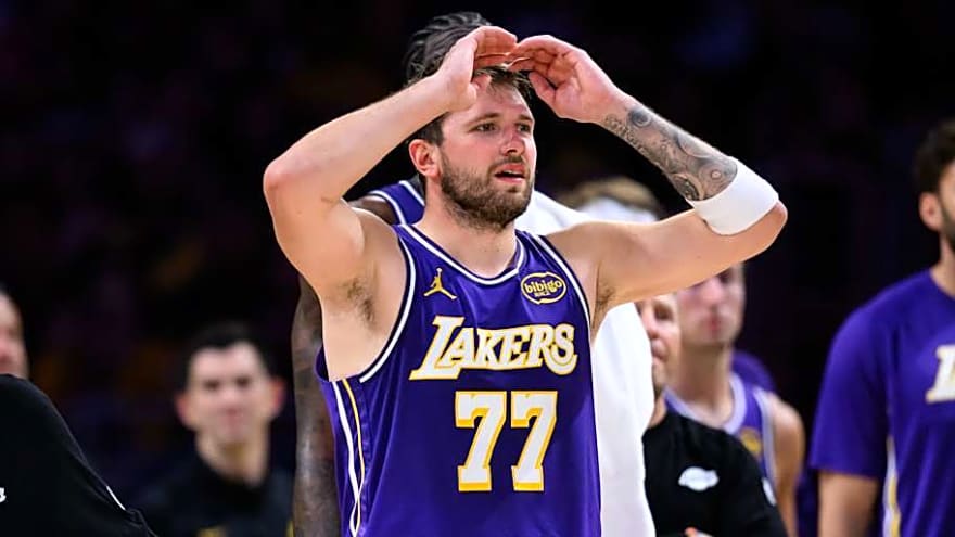 Lakers’ Luka Doncic Suspended After 16th Technical Foul vs Nets