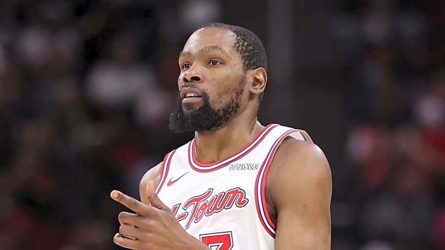 Rockets’ Kevin Durant to Miss Game 1 vs. Lakers