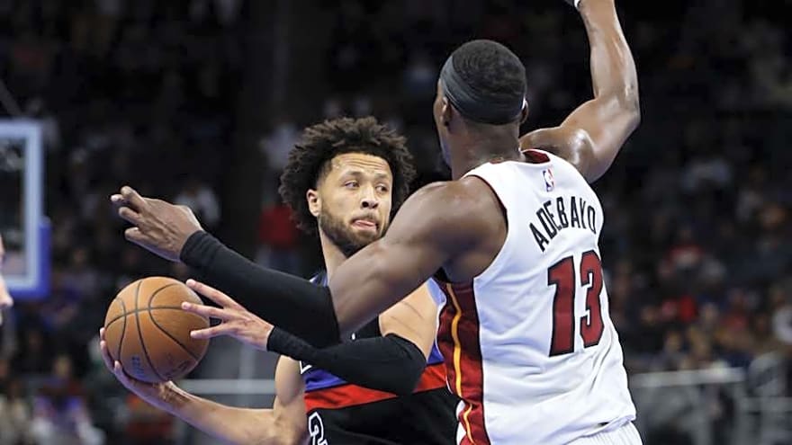 Detroit Pistons return home for the first time in 10 days to face streaking Miami Heat