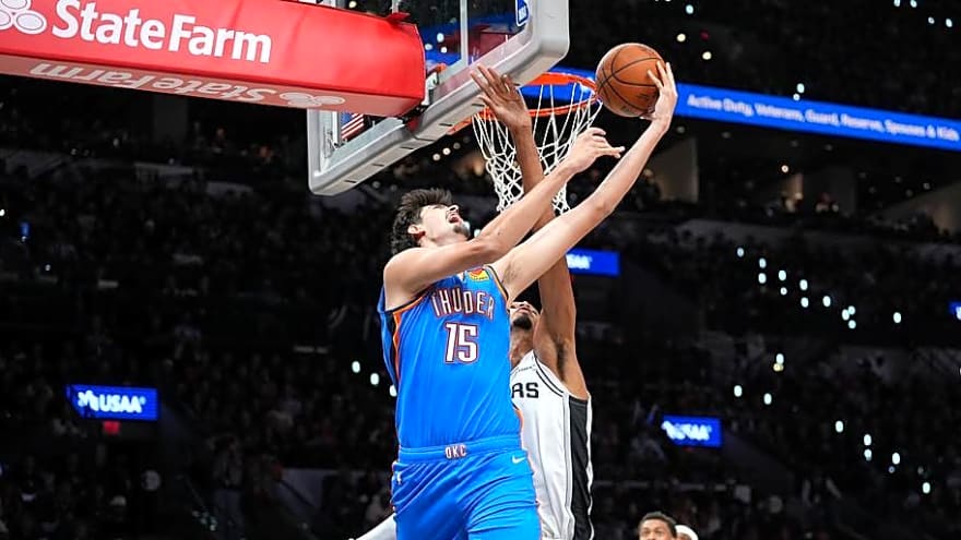 OKC Thunder Rookie Aday Mara Impresses in NBA Debut vs. Spurs