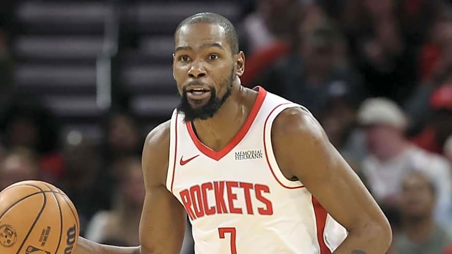 Kevin Durant Hits 31k Points in Rockets&#39; Win vs. Suns