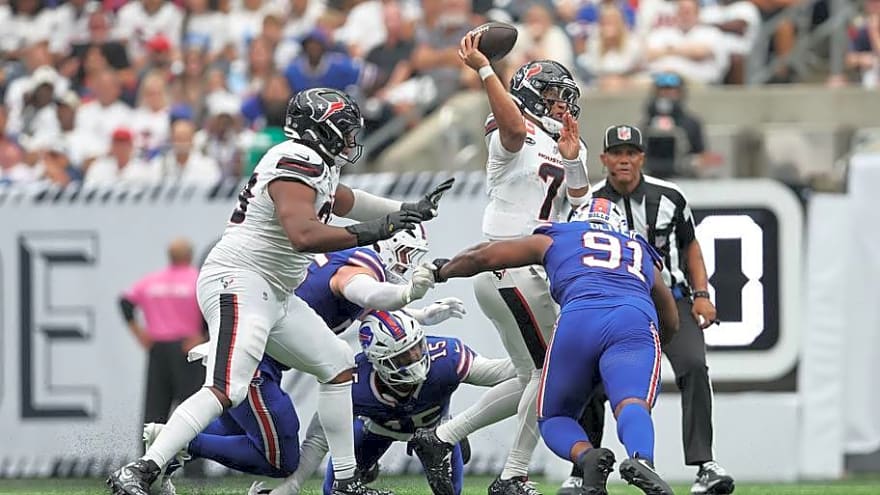 Texans Stock Report: Who's Rising and Falling After Week 1 Loss to Bills